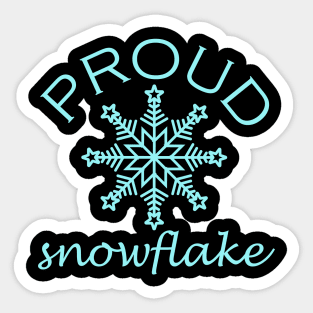 Proud Snowflake Sticker